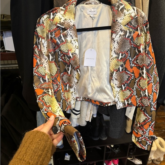 Song of style snake skin print jacket - Picture 3 of 3